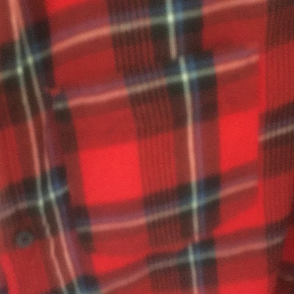 H&M red flannel size small S - Picture 4 of 4